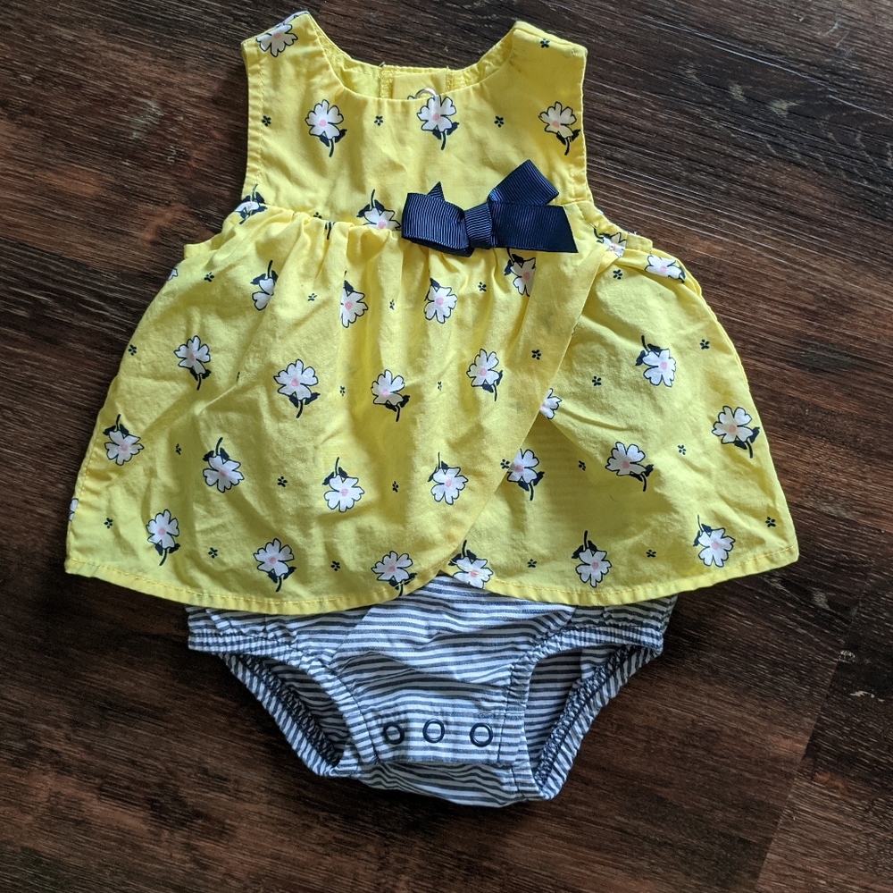 Baby girl flower dress/one piece!